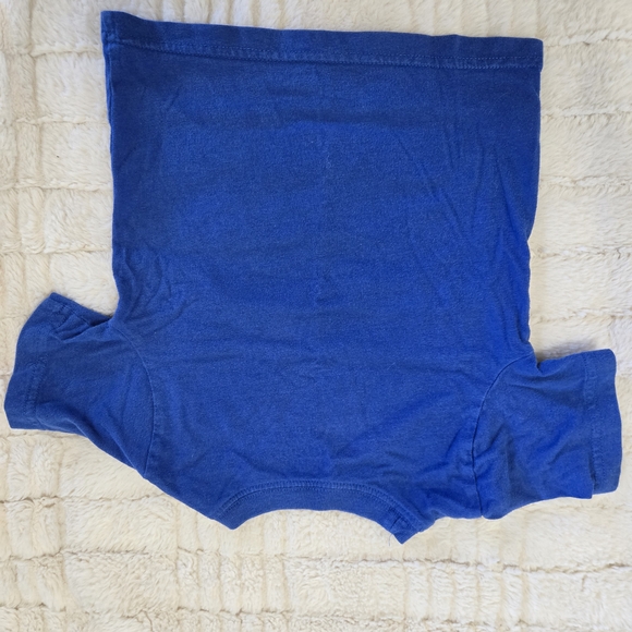 Place 18/24 Blue Tee with Orange #1 Little Brother Graphic - Picture 4 of 4